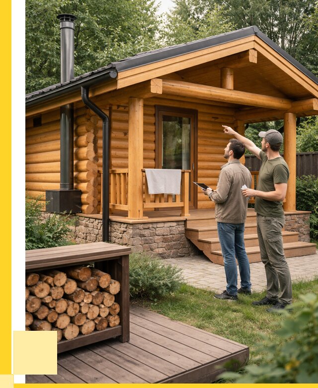 Бани для дачи под ключ в Елабуге от 253200 р. | ЭриданЛбг