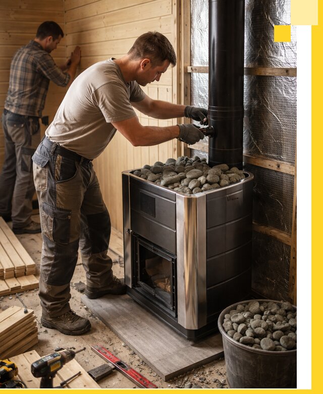 Проектирование и строительство парилок для бани в Елабуге под ключ