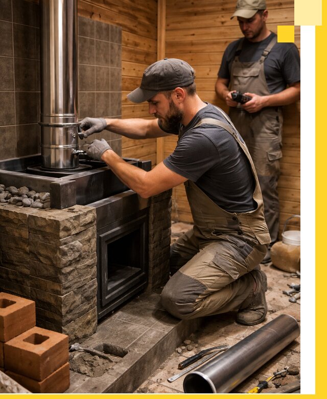 Изготовление и установка банных печей под ключ в Елабуге