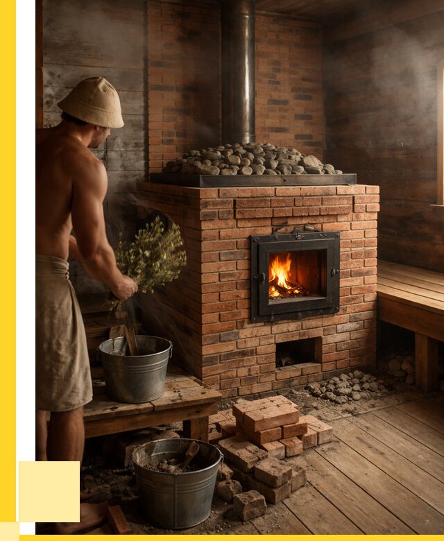 Кирпичные банные печи в Елабуге от 91152 р. | ЭриданЛбг