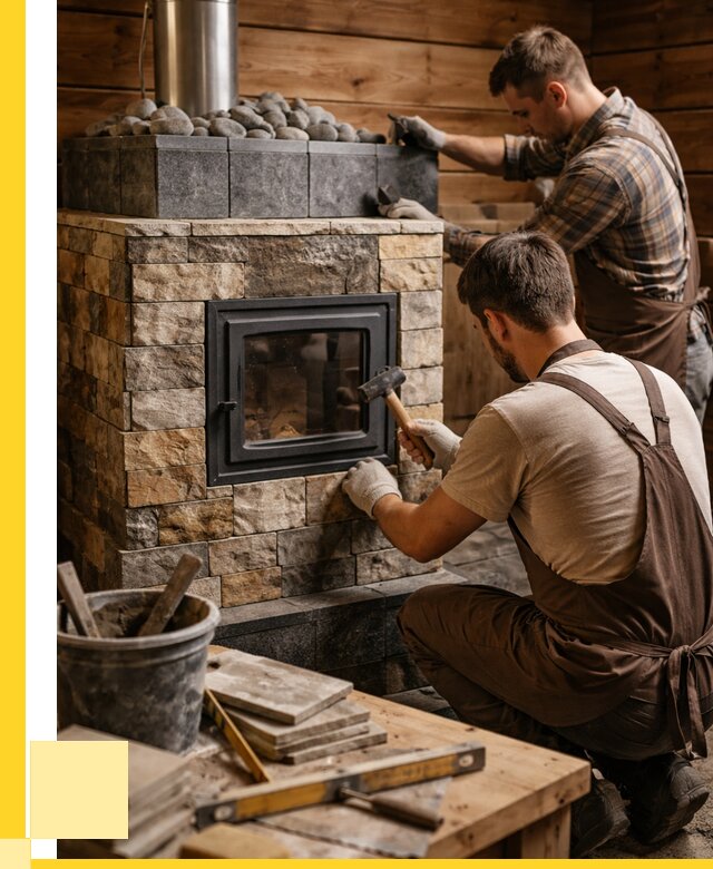 Облицовка банной печи в Елабуге от 15192 р. | ЭриданЛбг