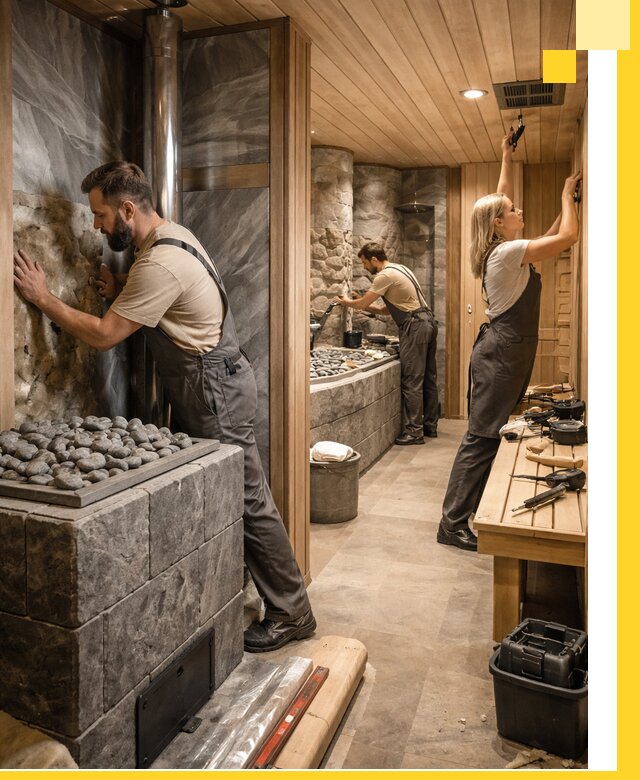 Строительство бань и SPA процедур в Елабуге под ключ и отделкой