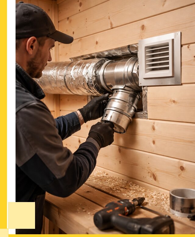 Монтаж вентиляции бани в Елабуге от 12154 р. | ЭриданЛбг