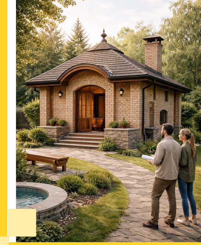 Проект кирпичной бани в Елабуге от 30384 р. | ЭриданЛбг