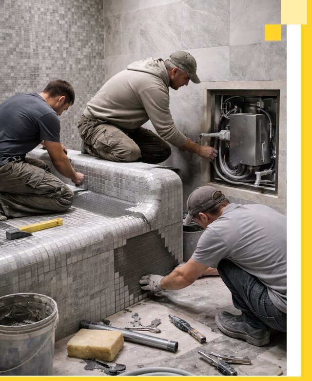 Проекты хамамов под ключ в Елабуге и дизайн и строительство