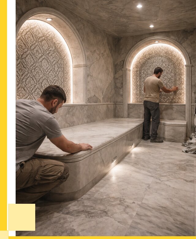 Турецкие бани под ключ в Елабуге от 253200 р. | ЭриданЛбг