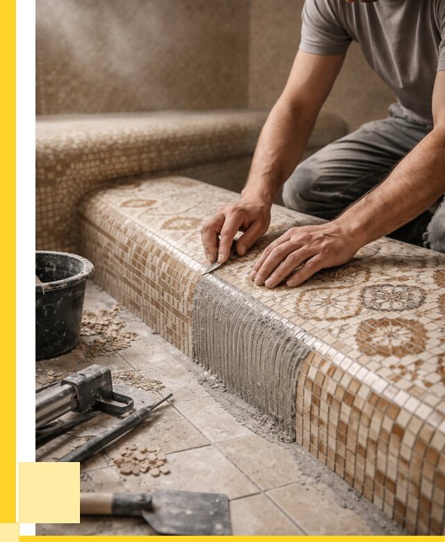 Плитка для хамама под ключ в Елабуге от 3545 р. | ЭриданЛбг