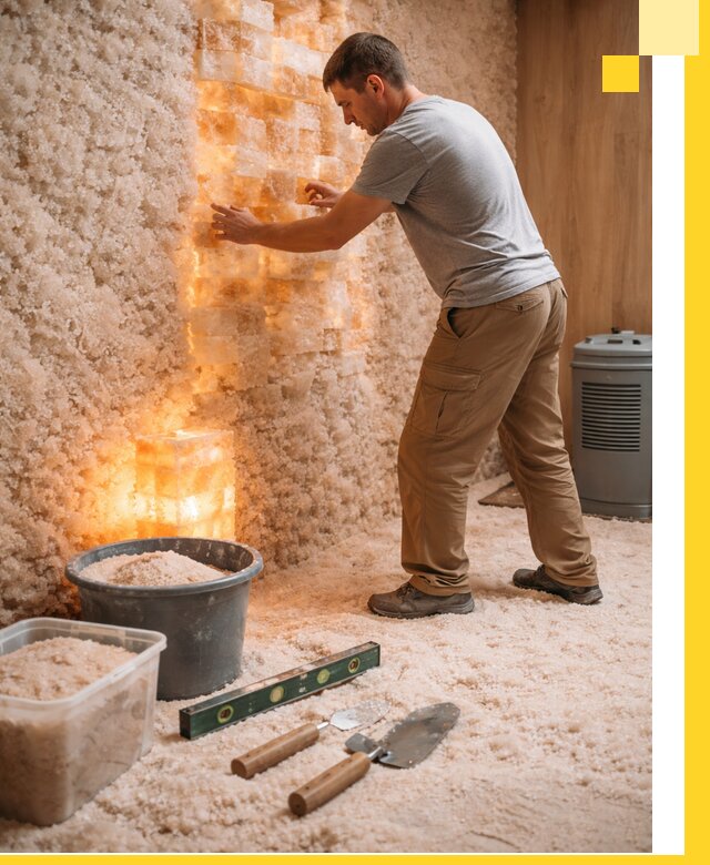 Проектирование и монтаж соляных комнат в Елабуге под ключ