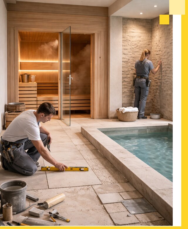 Комплексный дизайн и отделка интерьеров SPA под ключ в Елабуге